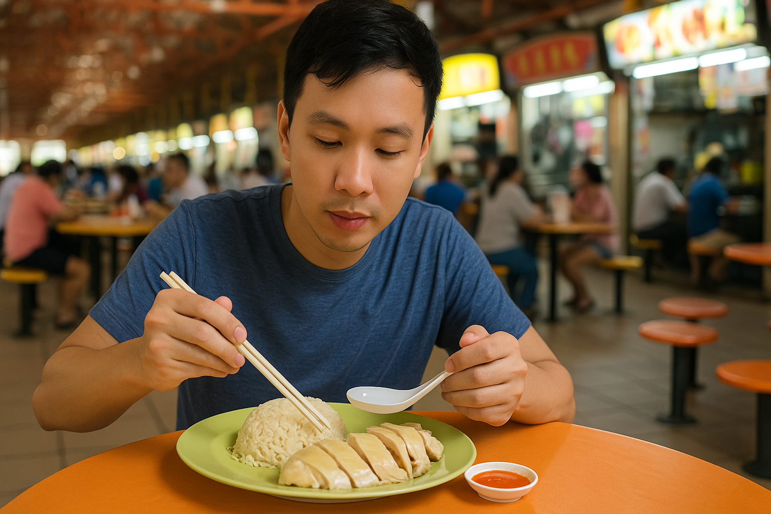 rekomendasi nasi ayam hainan atau hainan chicken rice di singapura