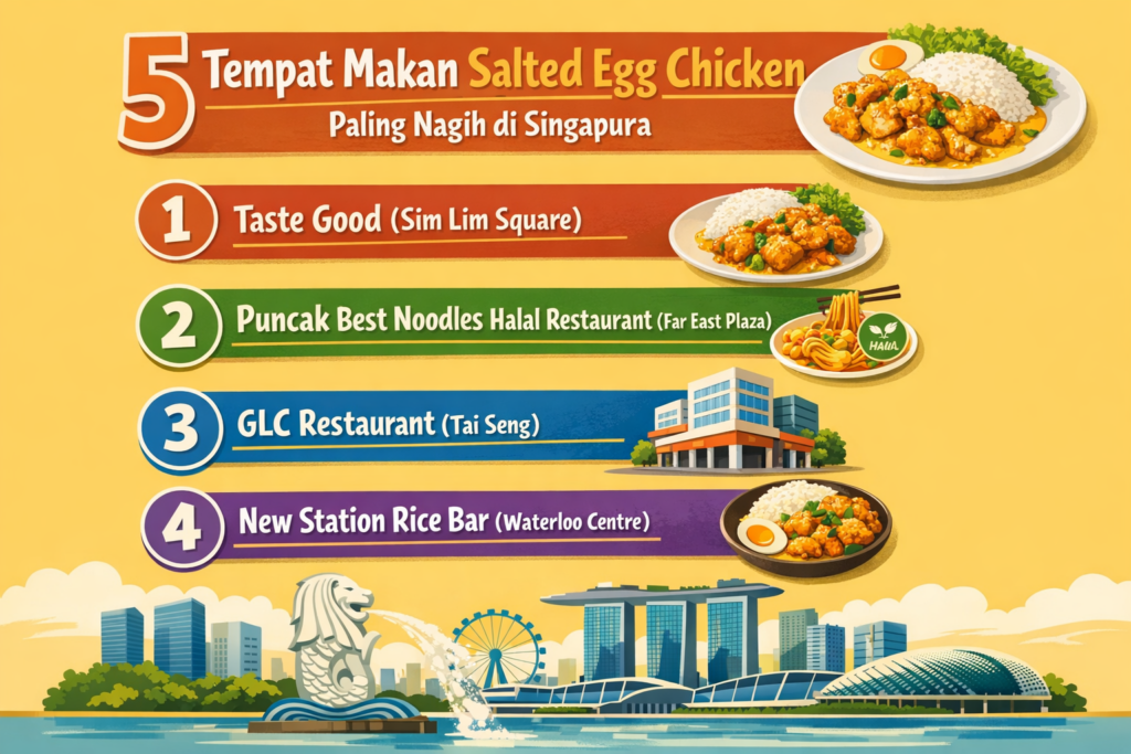 tempat makan salted egg chicken di singapore