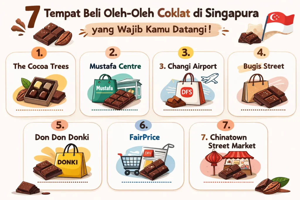 rekomendasi tempat beli oleh-oleh cokelat di singapore