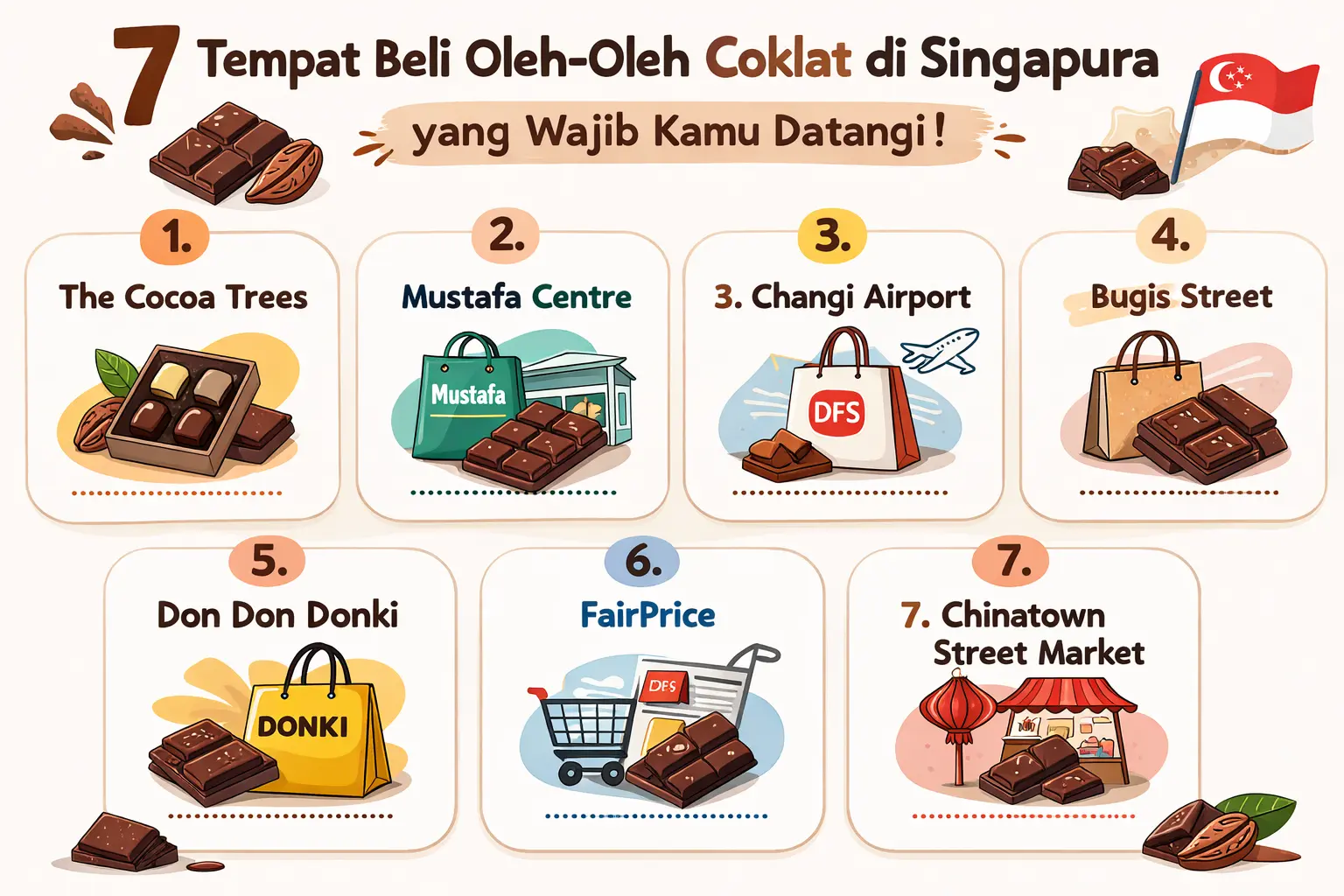 rekomendasi tempat beli oleh-oleh cokelat di singapore