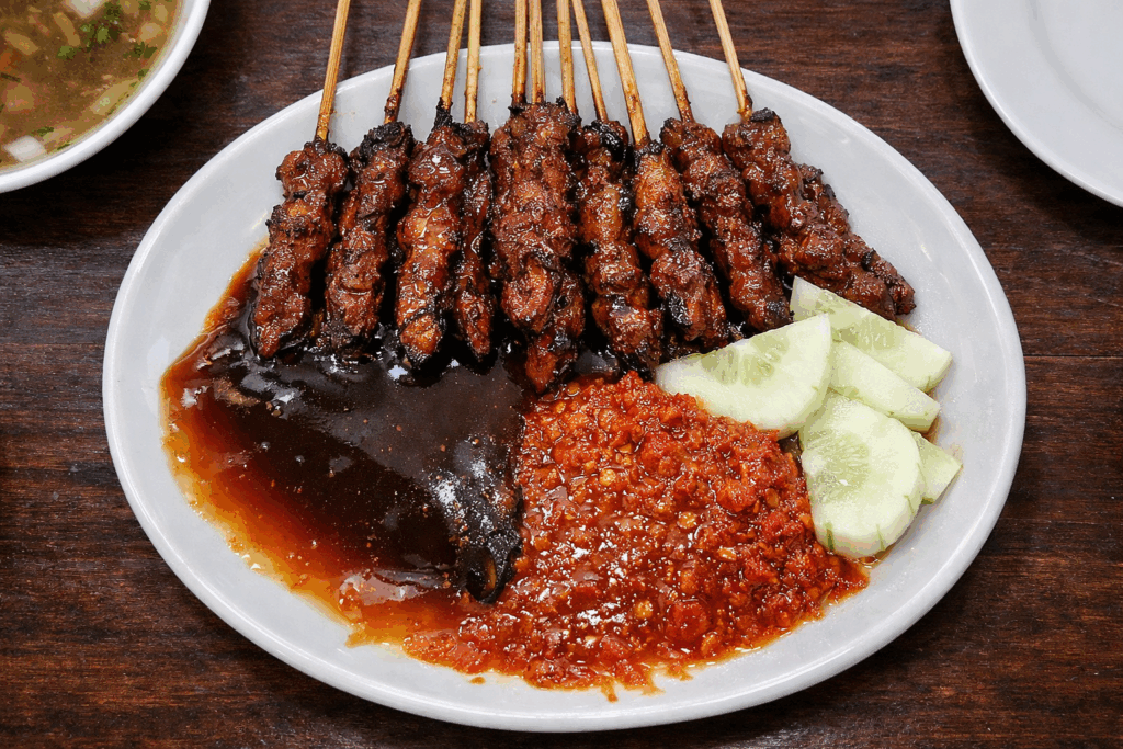 seporsi sate babi plecing arjuna