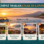 infografis tempat makan enak di lovina