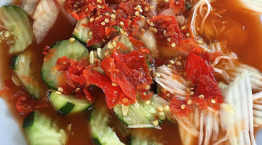 kuliner khas bali, rujak kuah pindang