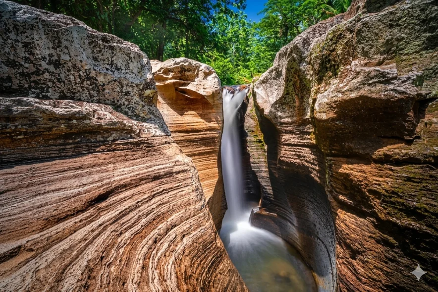 air terjun luweng sampang air terjun luweng sampang yogyakarta