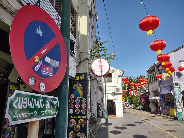 penanda jalan armenian street penang