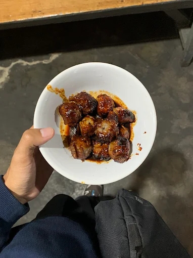 seporsi bakso bakar di bakso bakar pak man malang