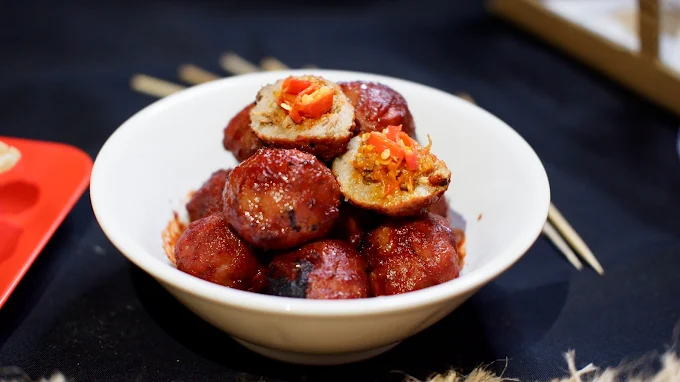 seporsi bakso bakar mercon di bakso bakar ss mergosono malang