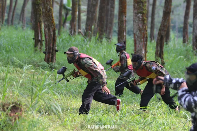 batu paintball arena simulasi tempur berkelompok