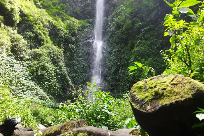 pemandangan air terjun coban rais di batu malang