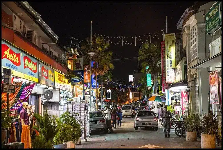 penang street at night