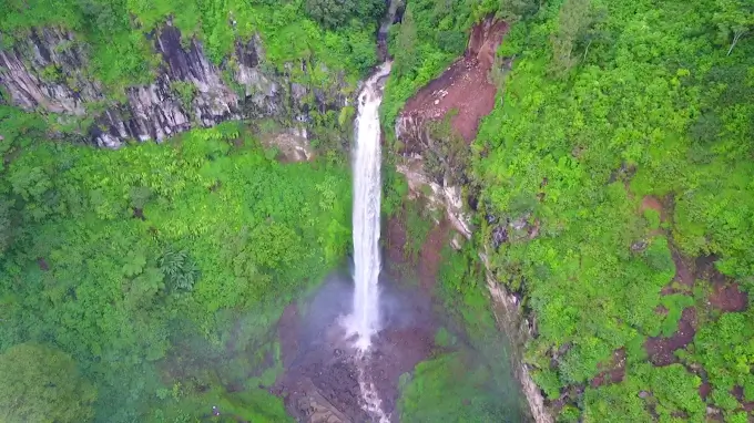 air terjun coban rondo tampak atas
