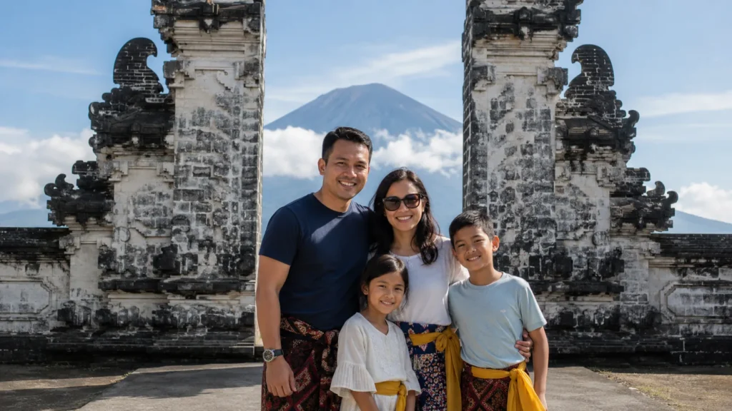 itinerary liburan ke kuil dan pura di bali bersama keluarga