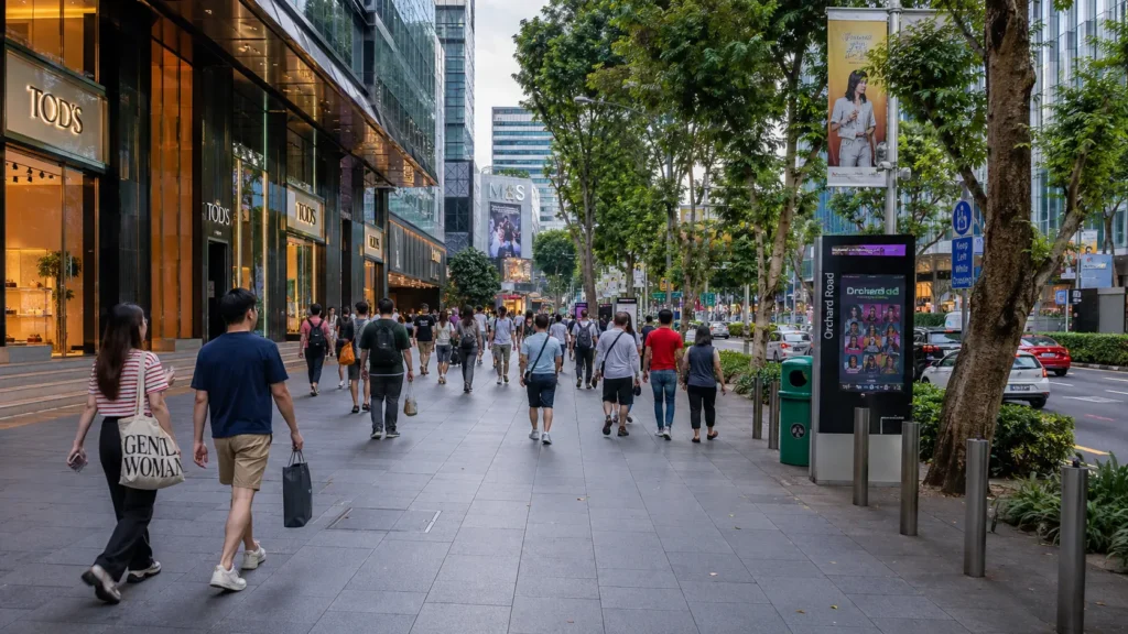jalan kaki di singapore