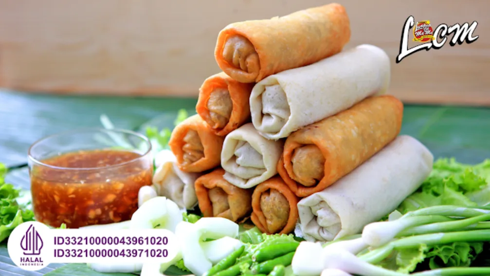 foto lumpia goreng dan lumpia basah