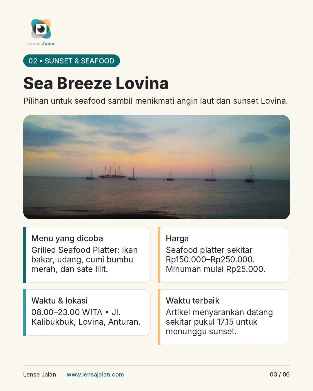 sea breeze lovina