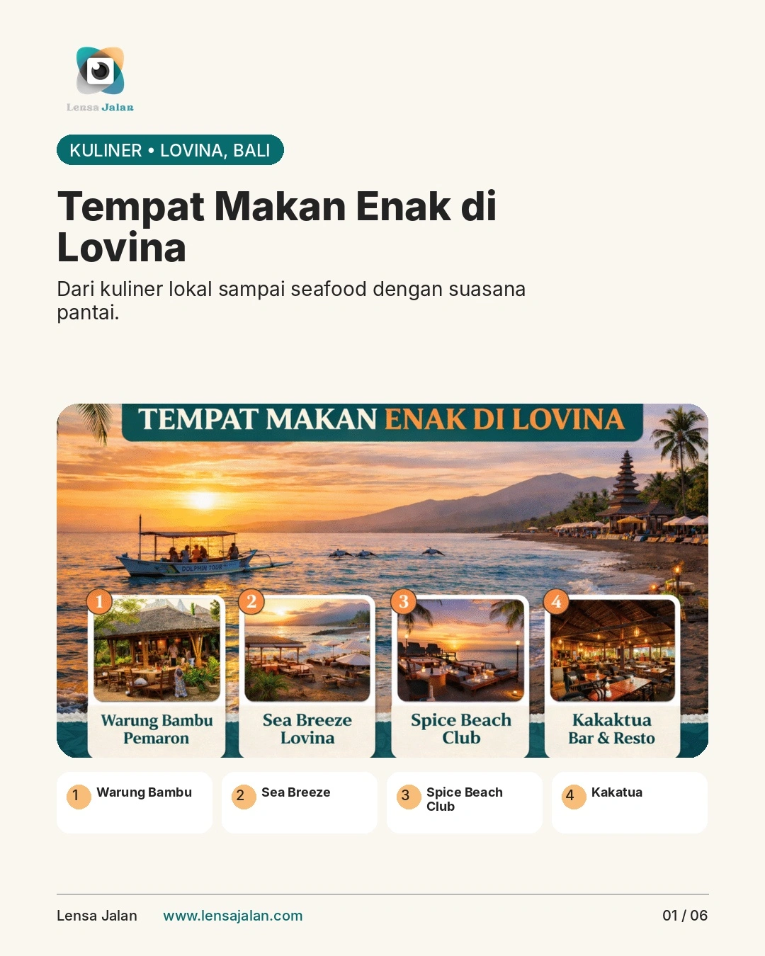 tempat makan enak lovina