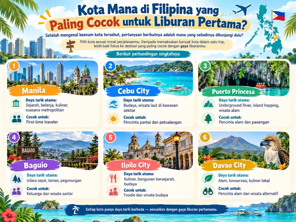 kota filipina yang cocon untuk first timer