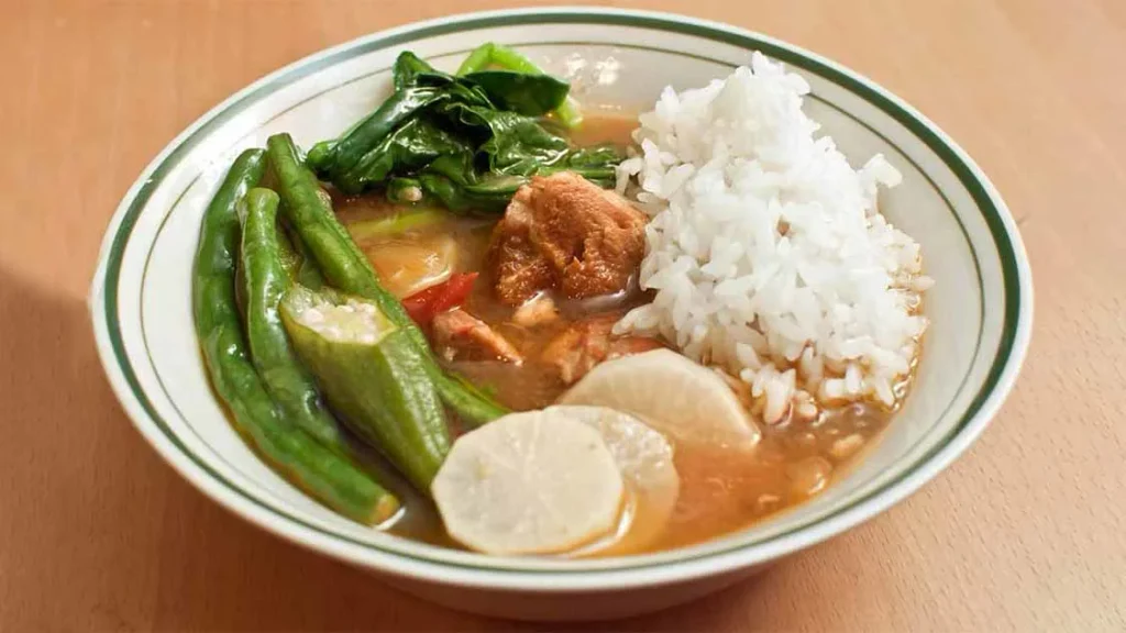 Sinigang makanan khas filipina